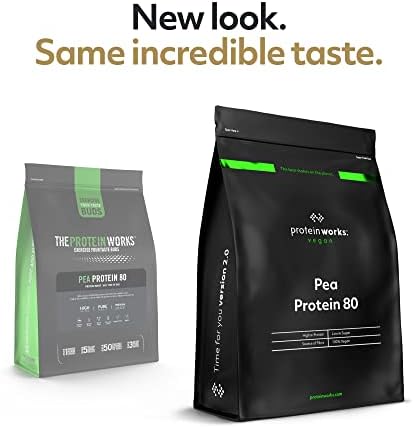 Protein Works - Pea Protein Isolate Protein Powder | 100% Plant-Based & Natural | Gluten Free | No Added Sugar | Salted Caramel | 500 g(Packaging may vary)