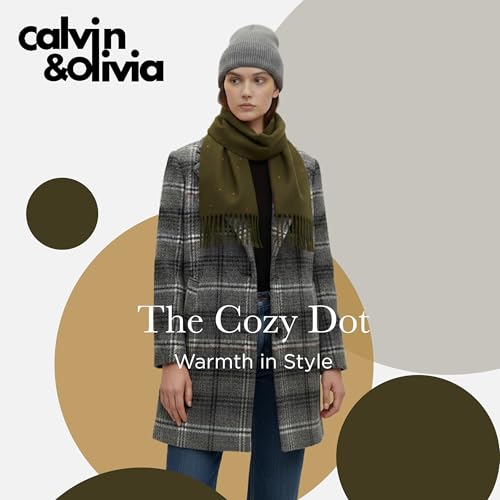 Image of CALVIN & OLIVIA Lightweight Ultra-Soft Scarf - Perfect Holiday Gift for Men & Women