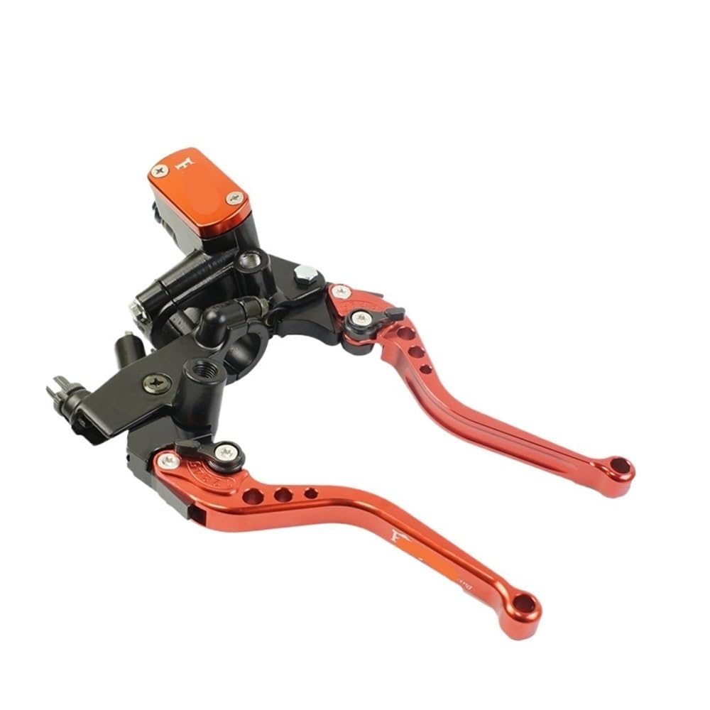 Dagmara Orange Drum Brake Cable Clutch Line Master Cylinder Lever Set Universal For For 22Mm Motorbike Accessories
