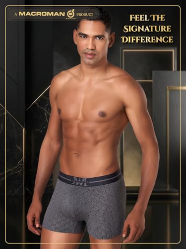 Image of Macroman M-Series MW Signature Collection By Rohit Bal Premium Modal, Spandex Mens Trunks