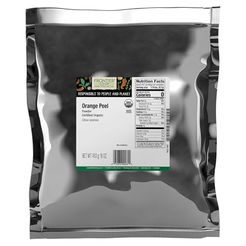 Frontier Co-op Organic Orange Peel Powder (1lb)