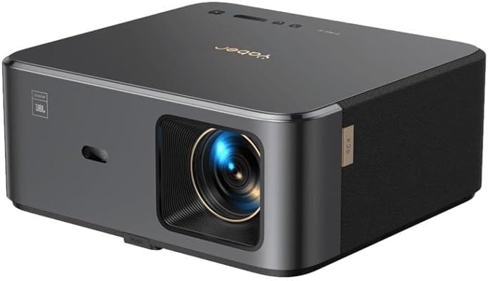 Projector 4K with Google TV, YABER K2s WiFi 6 Bluetooth Projector, Sound by JBL, Dolby Audio, Auto Focus & Keystone,Native 1080P 4K Supported Outdoor Movie Projector with Netflix 7000+ Apps Black Standard image 4 of 9 B0BW39Y3GC