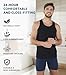 DAVID ARCHY Men's Undershirts Combed Cotton Tank Tops Soft Moisture-Wicking Shirt Breathable A-Shirt for Men 3 Pack (XL, Black)