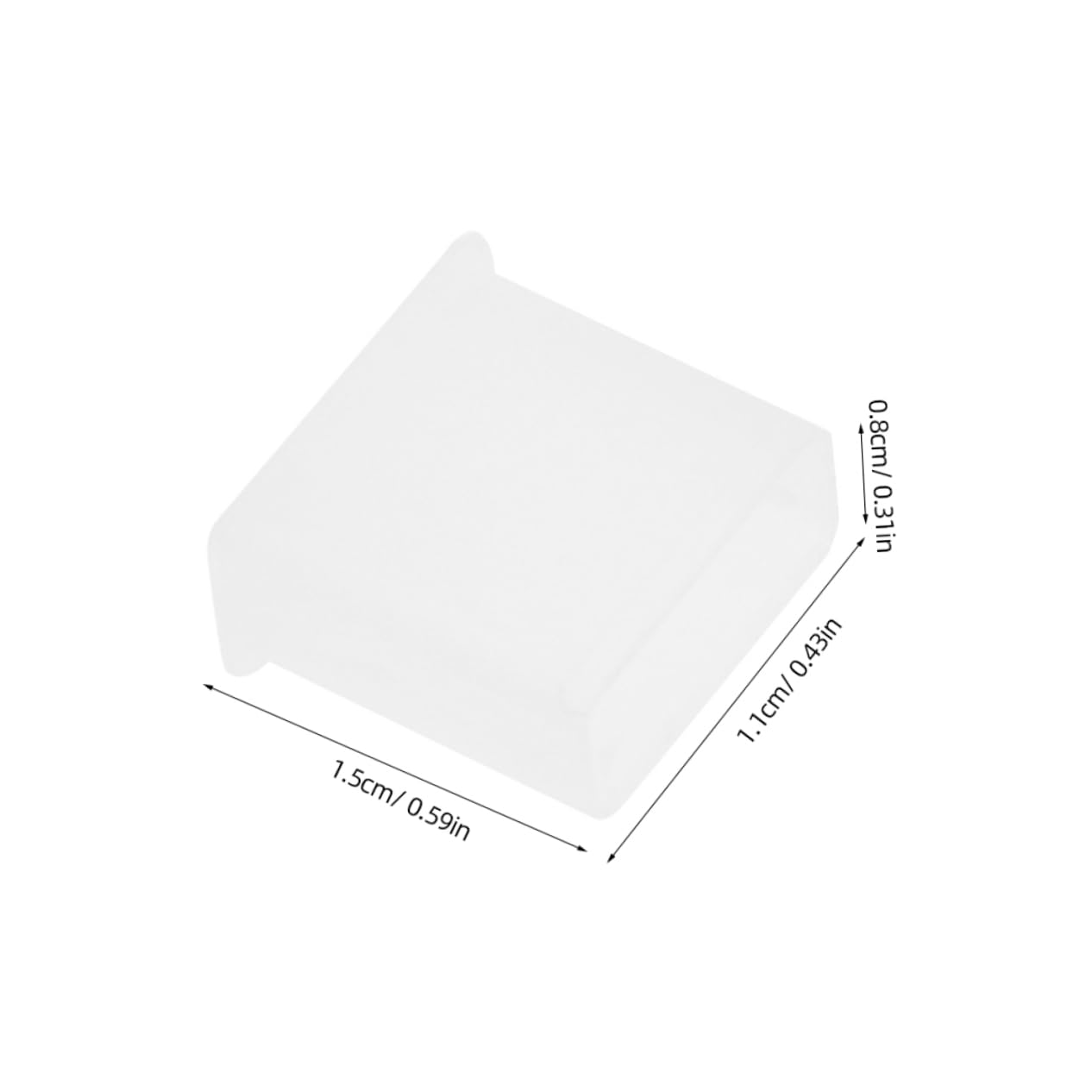 Housoutil 50 Pcs USB c Port Dust Cover Standard USB Port Plugs Covers for Pc Laptop Easy to Use Remove