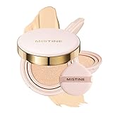 MISTINE Cushion Foundation Breathable Medium Coverage with Satin Finish,Long-Lasting, Oil-Moisture B