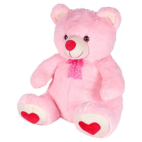 Image of Ultra 18 Inch Teddy Fully Stuffed Soft Premium Plush Toy for Kids in Pink | Snuggling and Playtime | Animal Toy | Birthday Gift | Anniversary | Christmas | Diwali | Home Decor