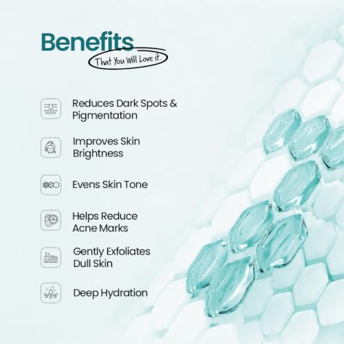 Image of La SerentiQa Alpha B3X Brightening Face Serum for Glowing Skin - 30ml | 5% Nano Niacinamide, 2% Alpha Arbutin & Vitamin C | For Dark Spots, Pigmentation & Acne Marks | Glutathione, Deep Sea Water | For Men & Women, Oily & All Skin Types