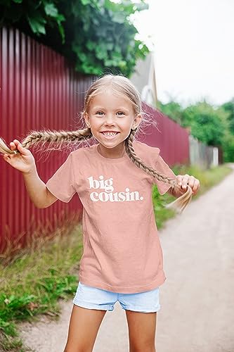 Image of Bold Big Cousin T-Shirts for Girls and Boys Fun Family Outfits