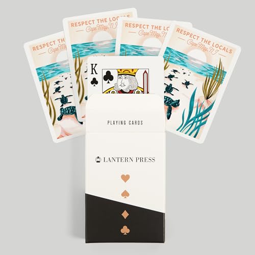 Baraja de cartas poker Lantern Press 52 cartas miniatura 6
