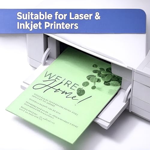 Image of A4 Premium Mint Green Paper - 80 GSM Ultra Smooth Finish | Double Side Printable Colored Sheets For Invoicing, Office, Craft, Letterhead & Projects | Pack of 100 Sheets (Mint Green)