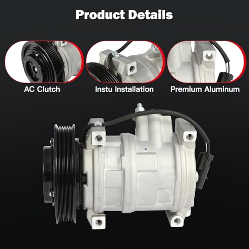 Image of Air Conditioning Compressor Fit for Chrysler Voyager for Dodge Caravan 2.4L