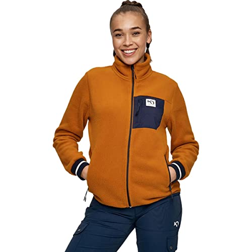 Kari Traa Womens Rothe Midlayer Fleece Jacket - Ultra-Soft Relaxed Silhouette Fit Midlayer Coat, Hazel - Medium #TOP3