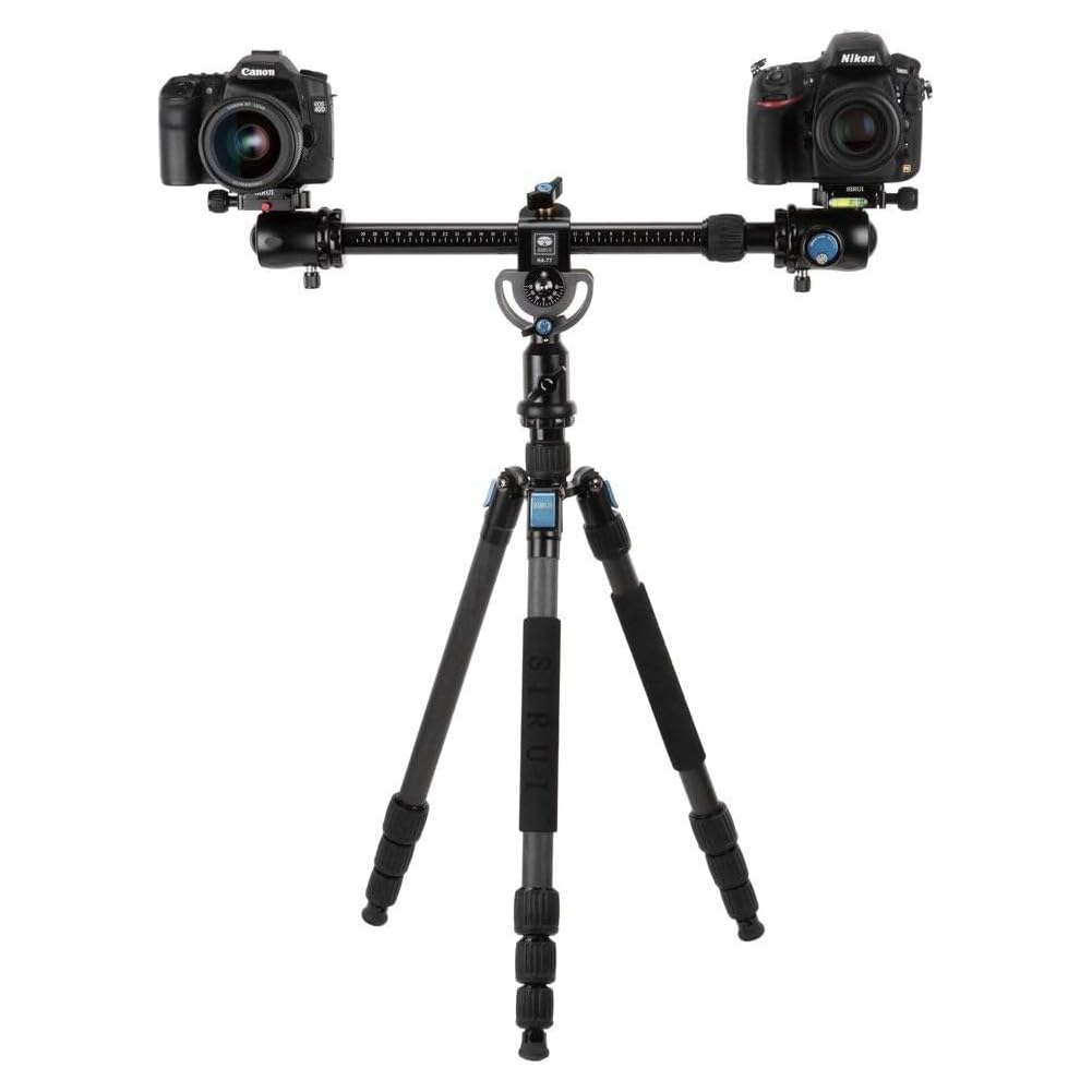 Sirui HA-77 Teleskop-Auslegearm (Horizontalarm 77 cm mit Lasthaken, Belastbar bis 5 kg) schwarz