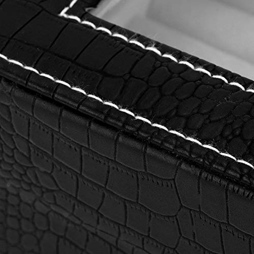 Boîte de rangement bijoux portable noire pour ranger vos bagues - 4