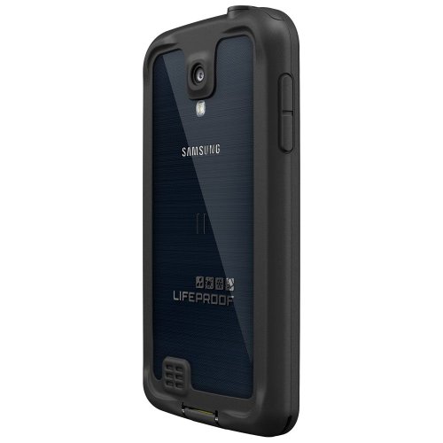 Lifeproof Fre Samsung Galaxy S4 Waterproof Case - Retail Packaging - Black/Clear #TOP2
