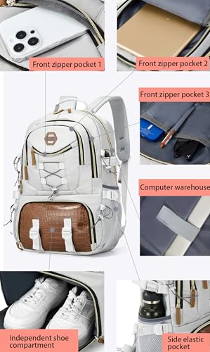 Mochila de senderismo 35L impermeable para mujer y hombre miniatura 4
