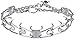 Herm Sprenger Ultra-Plus Prong Dog Training Collar Steel Chrome Plated Dog Prong Collar 3.0 mm x 22", Pinch Collar for Dogs, Dog Correction Collar, Dog Prong Training Collar