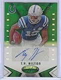 Ty Hilton 2014 Panini Certified Signatures Mirror Emerald Auto #d 2/5 - Sports Memorabilia