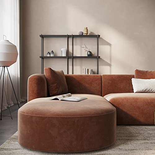 Acanva AZY901-LTS Luxury Modern Tight Curved Back Velvet Sofa thumb #5
