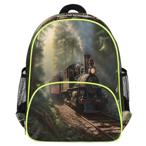 Sac à dos train à vapeur vintage pour enfant idéal pour la crèche