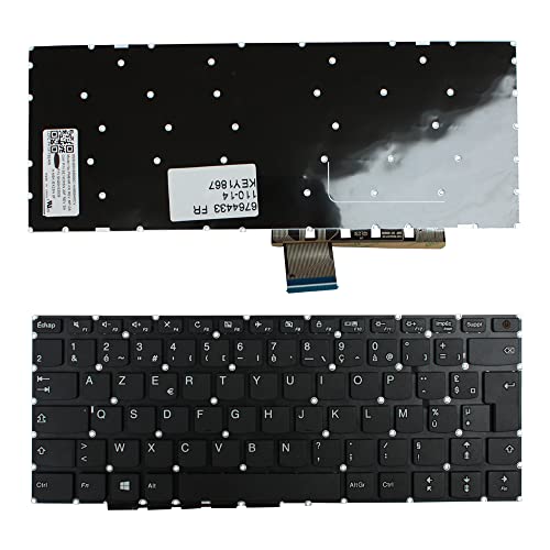 Clavier Ordinateur Portable Lenovo IdeaPad 110-14IBR Remplacement Keyboards4Laptops