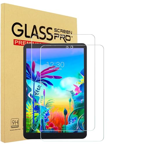 YINOVEEN 2 Pack Tempered Glass Screen Protector for LG G Pad 5 10.1 Inch, for 10.1 inch LG G Pad 5 2019(LM-T600 / LM-T605), 9H Hardness, Touch Pencil Compatible