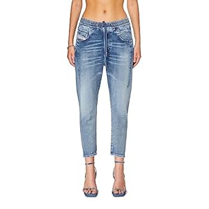 ［Diesel］ (ディーゼル) レディース デニム ジョグジーンズ ボーイフレンド A09726068FL 27inch インディゴ..." 