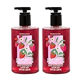 Bath & Body Works Strawberry Pound Cake Hand Sanitizer with Pump 2-Pack