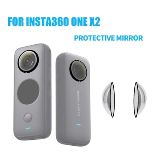 Image of Insta 360 One X2 Sticky Lens Guards Panoramic Action Camera Accessory Anti-Scratch Lens Protector Lens Cap Protective Cover