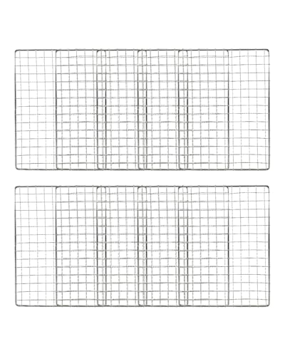 10 Pack Stainless Steel Mesh Trays Fit for Harvest Right Freeze Dryer, 8 x 6 Inch Metal Wire Rack for Freeze Drying Fruit, Vegetables & Food