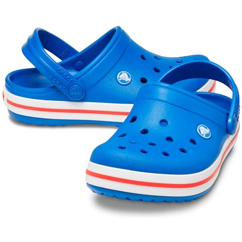 Image of Crocs Unisex Kids Crocband Clog 207005-4KZ Blue Bolt C10