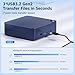 Beelink Mini PC,Mini S12 N95 Intel Alder Lake-N95 (up to 3.4GHz),12GB LPDDR5 500GB SATA3 SSD Mini Desktop Computer, Support 4K@60Hz Dual HDMI Display, 2.5G LAN/USB3.2/Low-Power Home/Office Micro PC