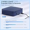 Beelink Mini PC, EQ14 Intel Twin Lake N150(Up to 3.6GHz) 16GB DDR4 500GB SSD Mini Computer, 1000Mbps Dual LAN/USB3.2/WiFi6, BT5.2, 4K@60Hz Dual HDMI Display, Home-Server/Network Firewall