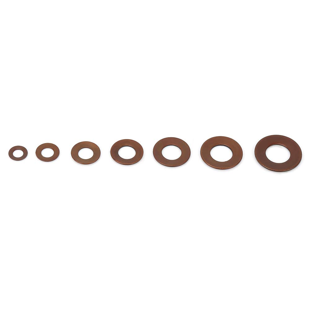 Belleville Stainless Steel Disc Spring Washer Set – 7 Sizes, Compression Spring Locking Washers For Electrical Connections