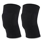 TXJ Sports Volleyball Knee Pads, Soft Breathable Dance Protective Gear with Thick Sponge for Women M