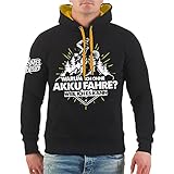 Spaß kostet Männer und Herren Kapuzenpullover Fahrrad Bike Ohne Akku Weil ich es kann Größe S - 4XL