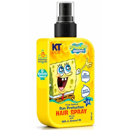 Image of Moisturizing Sun Protection SPF25 Hair Spray for Kids 3-12 Years | Pediatrician Approved | UV Protection & Frizz Control with Argan Oil & Vitamin E | 200ml