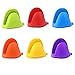 6 Pezzi Set di Guanti da Forno in Silicone, Mini Presina, Presine Cucina, Presine Silicone da Cucina, Guanti da Forno in Silicone per L'isolamento Termico per Cucinare in Cucina, Cottura al Forno