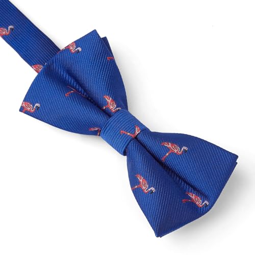 Image of HISDERN Bow Ties for Boys Pre Tied Toddler Bow Tie Adjustable Kids Bowties Clip On Fun Patterned Bowties for Wedding Party
