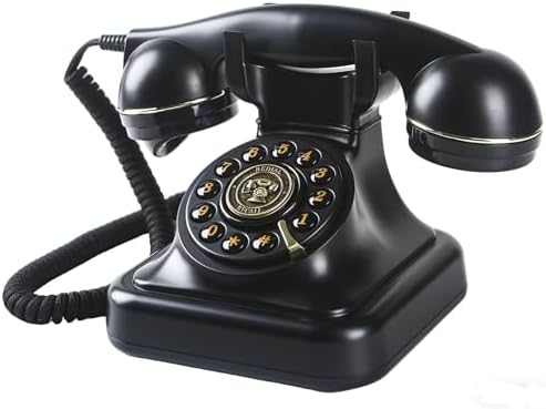 1930s Retro Phone Landline with Redial,Old Landline Telephone Hea...