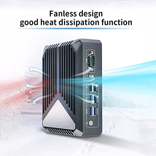 Micro Firewall Appliance 3 Intel I225-V 2.5Gbe Nic Ports Fanless Mini Pc, Intel Celeron J6412 Quad Core, Support Aes-Ni,Tpm2.0 2Xdp 1Xhdmi 1Xcom 6Xusb, No Ram,No Storage #TOP5