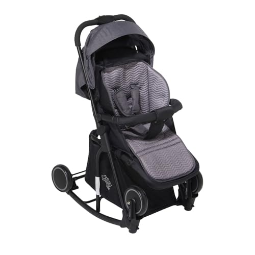 Maxi Baby Carrinho De Bebê Passeio 2 em 1 Vira Balanço Maximo, Cinto 5 Pontos, Assento Reclinável, C