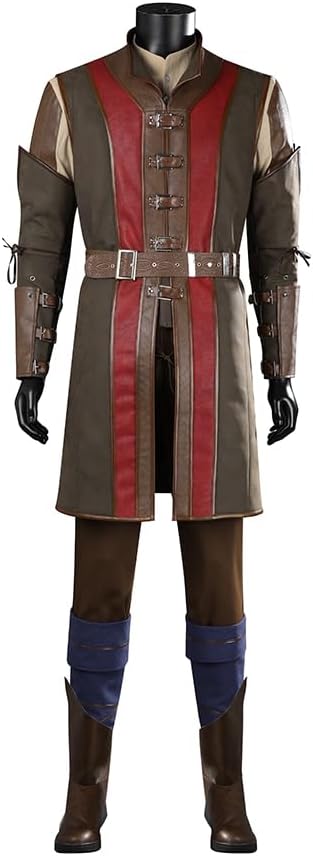 Wyll Cosplay Costume Adult Men Medieval Shirt Pants BG3 Wyll Outfits Halloween Carnival Suit