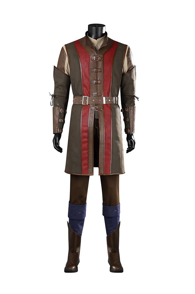 Wyll Cosplay Costume Adult Men Medieval Shirt Pants BG3 Wyll Outfits Halloween Carnival Suit