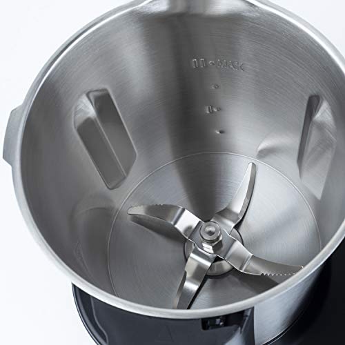 HKoenig-HK8-Robot-de-Cocina-Multifuncion-Robot-Inteligente-Profesional-Potencia-100-W-15-Programas-de-Cocinado-10-Velocidades-Capacidad-25-L-Temperatura-Regulable-hasta-120oC-Pantalla-Digital