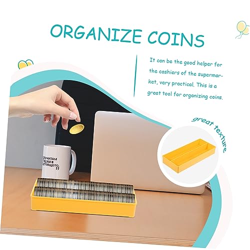 Caja organizadora para monedas Veemoon 2 piezas miniatura 6
