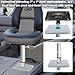 CLLOMAGY Boat Seat Pedestal Base Mount Kit Package with Lock in 3/4