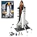 Modelo de transbordador espacial tecnología, espacial NASA Star Wars Apollo Saturn 5, juego bloques construcción abrazadera MOC 1230 piezas, compatible con juguetes Lego 18017,48.8 * 31.4cm