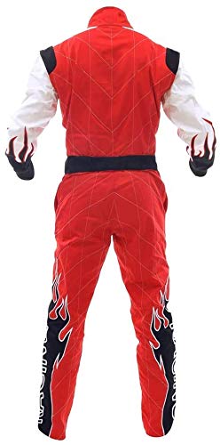 Jxhracing Rb-C06032 Two Layer Shiny Go Kart Racing Suit-Sfi Rated-Large #TOP1