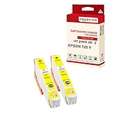  NOPAN-INK - x2 Cartouches Compatible pour Epson T2614 XL T2614XL Jaune (Ours) Epson Expression Premium XP-510 XP-520 XP-600 XP-605 XP-610 XP-620